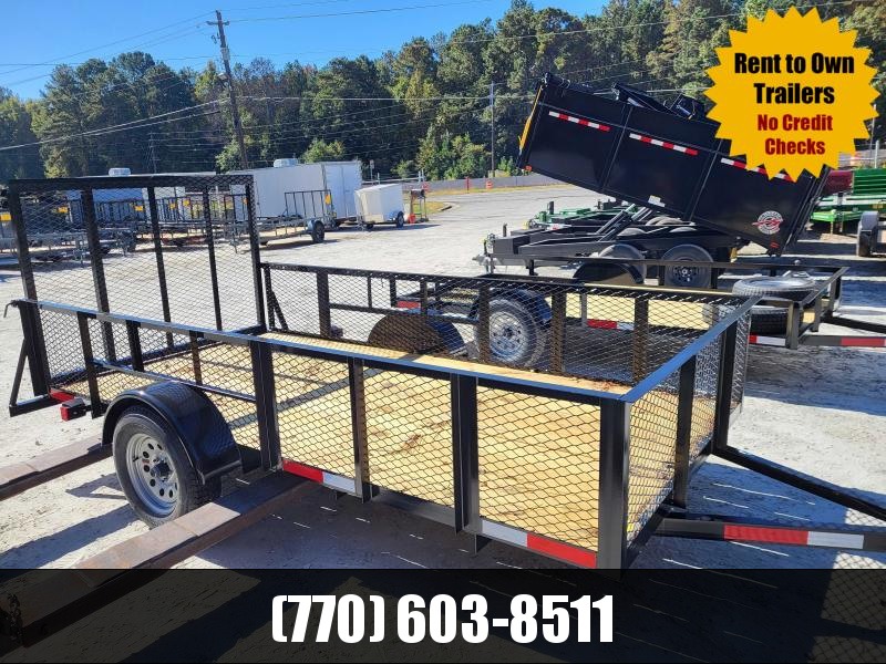 6x12 Utility W/ 24" Sides & 4' Removable Gate 2023 Lonewolf 6x12 Utility W/ 24" Sides & 4' Removable Gate 2023 Lonewolf