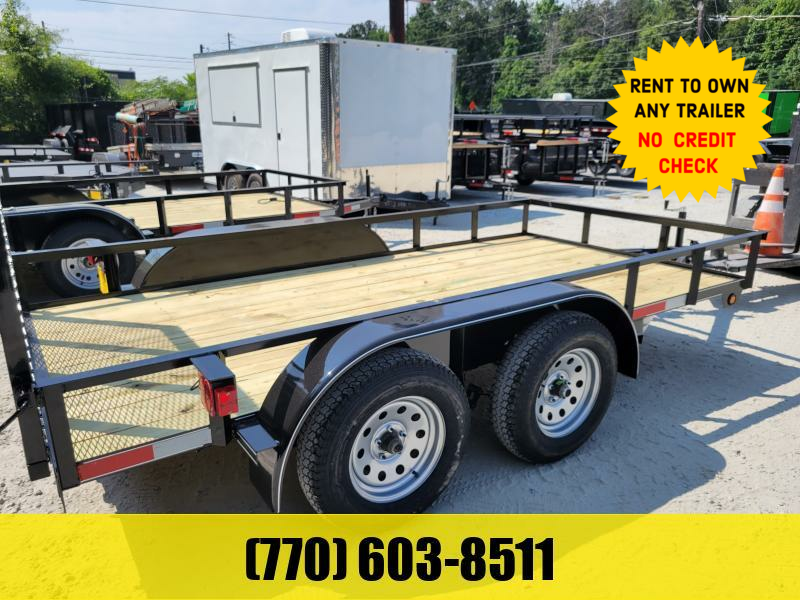 5X10 Utility Trailer W/ 4 Foot Removable Gate 2023 Lonewolf Quality
