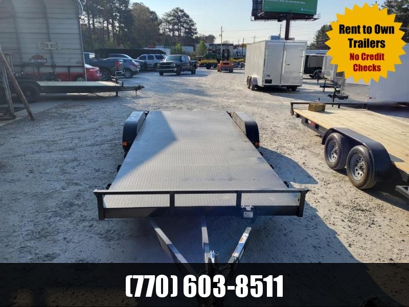 7x20 Car Hauler W/ Stake Pockets Extended Triple Tube Tongue Steel Floor & 5' Slide in Ramps 2022 Mid South 7x20 Car Hauler W/ Stake Pockets Extended Triple Tube Tongue Steel Floor & 5' Slide in Ramps 2022 Mid South