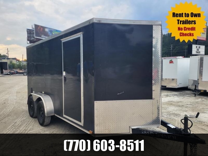 7x14 USED Enclosed 6'3" Interior Height W/ Side Door & Ramp 2022 Quality Cargo 7x14 USED Enclosed 6'3" Interior Height W/ Side Door & Ramp 2022 Quality Cargo