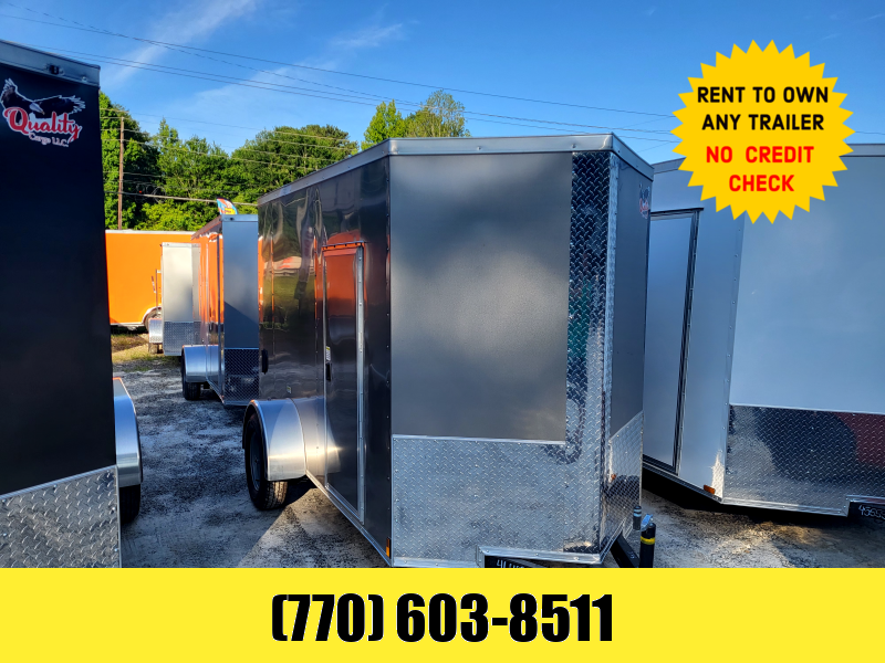 7X14 Enclosed Trailer 6'3" Interior Height W/ Side Door & Ramp 2023