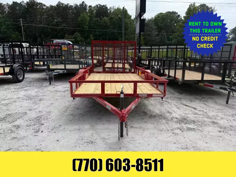 6x12 Utility Trailer 2025 Lonewolf