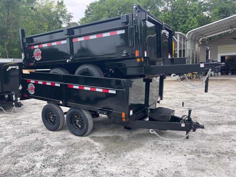 6x10 Dump Trailer W/ 2 Foot Sides 25200 LB Axles 10 Foot Drop Down Curbside & Tarp 2023