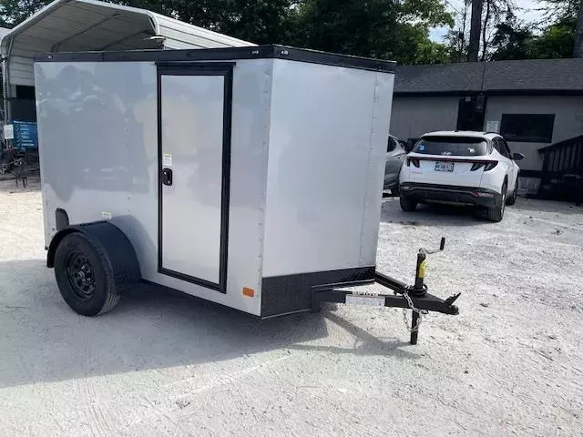5x8 Enclosed Trailer 5' Interior Height W/ Side Door & Ramp 2026 Nationcraft