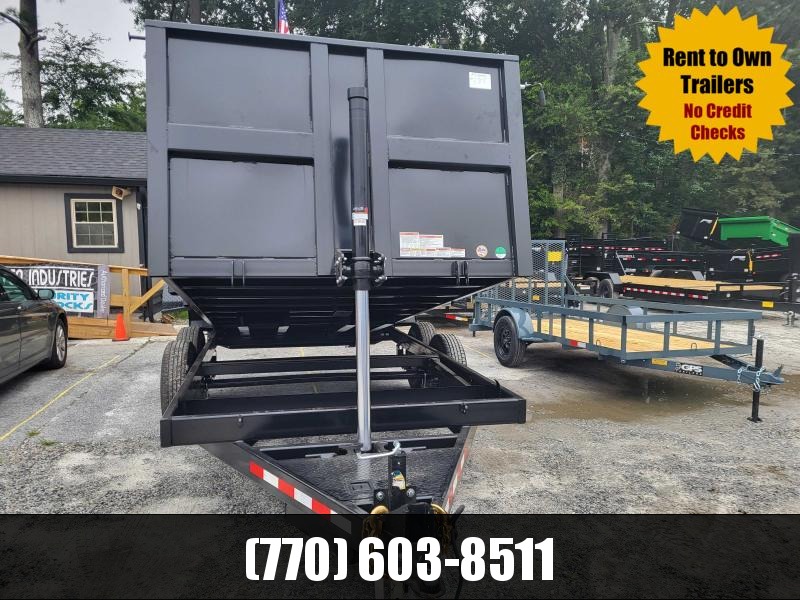 7x14 Dump Trailer Telescopic lift W/ 4' Side 14000 GVWR Tarp & Ramps 2022 Watchdog 7x14 Dump Trailer Telescopic lift W/ 4' Side 14000 GVWR Tarp & Ramps 2022 Watchdog