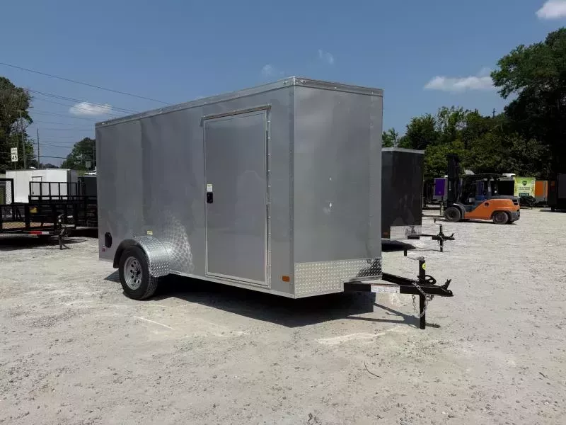 6X12 Enclosed Trailer 6'3" Interior Height W/ Side Door & Ramp 2026 Nationcraft 