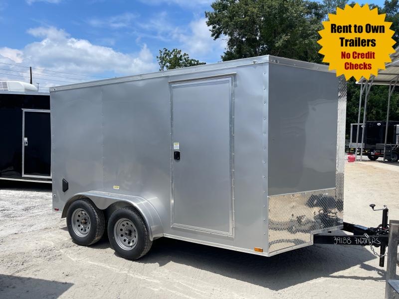 7X12 Enclosed 6'3" Interior Height W/ Side Door & Ramp 2022 Quality Cargo 7X12 Enclosed 6'3" Interior Height W/ Side Door & Ramp 2022 Quality Cargo