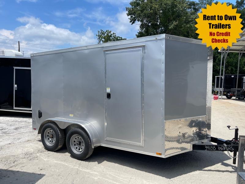 7X12 Enclosed 6'3" Interior Height W/ Side Door & Ramp 2022 Quality Cargo 7X12 Enclosed 6'3" Interior Height W/ Side Door & Ramp 2022 Quality Cargo