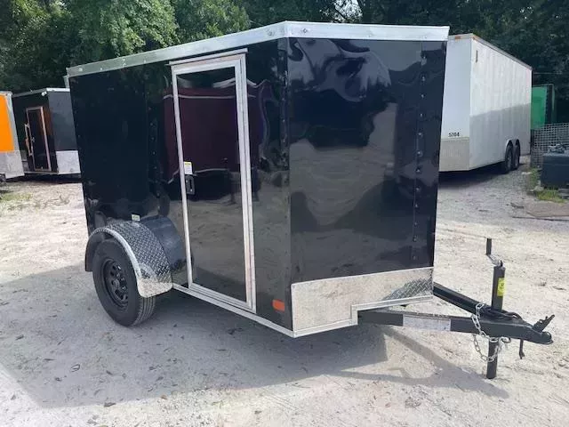5x8 Enclosed Trailer 5' Interior Height W/ Side Door & Ramp 2026 Nationcraft