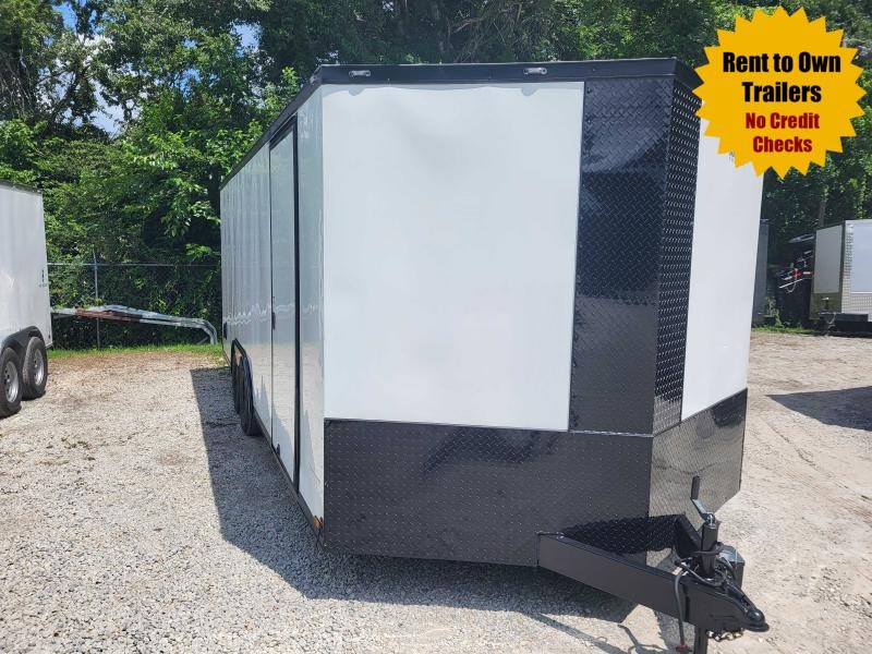8.5x20 Enclosed 6'6" Interior Height W/ Blackout Pkg Side Door & Ramp 2022 Anvil Trailer 8.5x20 Enclosed 6'6" Interior Height W/ Blackout Pkg Side Door & Ramp 2022 Anvil Trailer