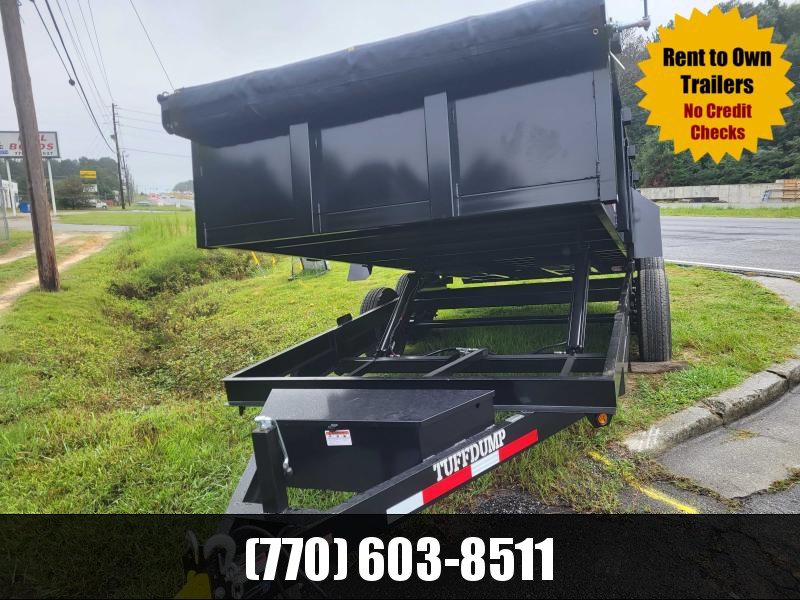 7x16 Dump 2-7000LB Axles W/ Tarp & Ramps 2022 Tuff Dump 7x16 Dump 2-7000LB Axles W/ Tarp & Ramps 2022 Tuff Dump