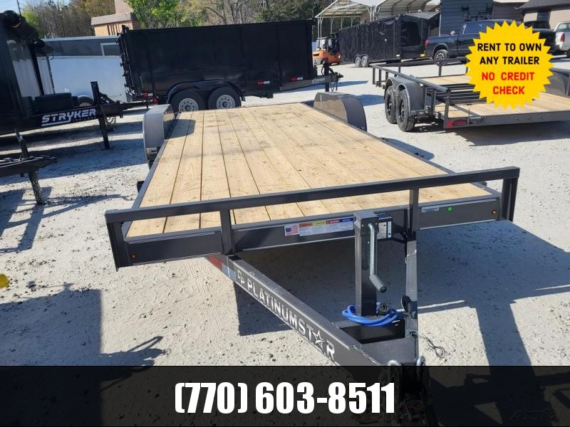 7x20 Car Hauler 2-5200 LB Axles W/ 5' Slide In Ramps 2022 DP Platinum Star 7x20 Car Hauler 2-5200 LB Axles W/ 5' Slide In Ramps 2022 DP Platinum Star