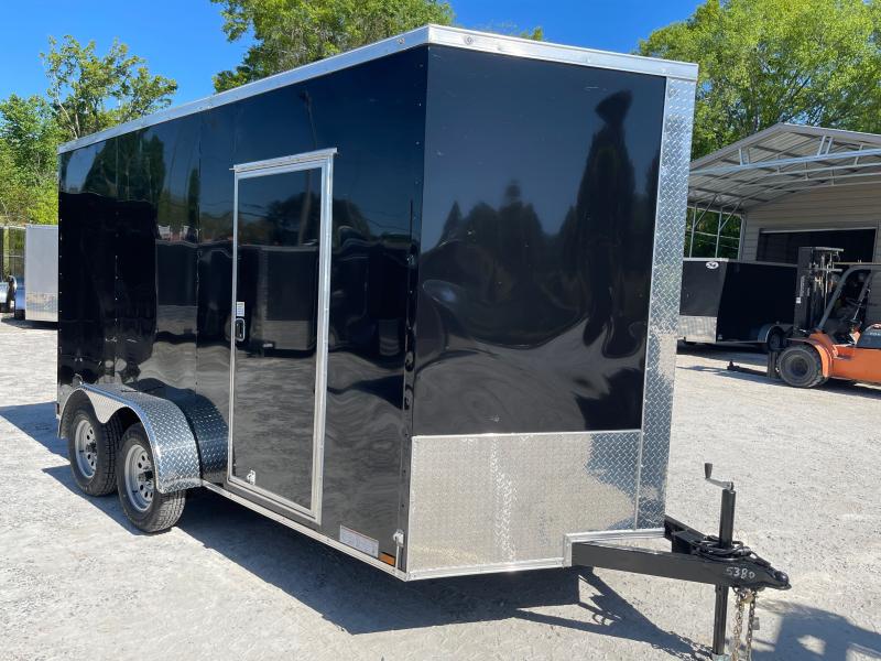 7x14 Enclosed Trailer 6'3" Interior Height W/ Side Door & Ramp 2023