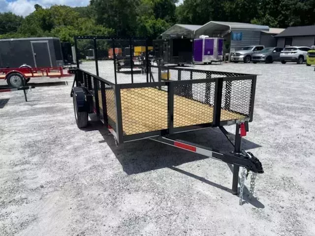 6x12 Utility Trailer W/ 2 Foot Mesh Sides 2025 Lonewolf