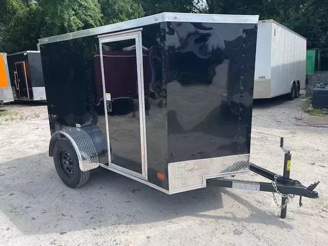 5x8 Enclosed Trailer 5' Interior Height W/ Side Door & Ramp 2026 Nationcraft