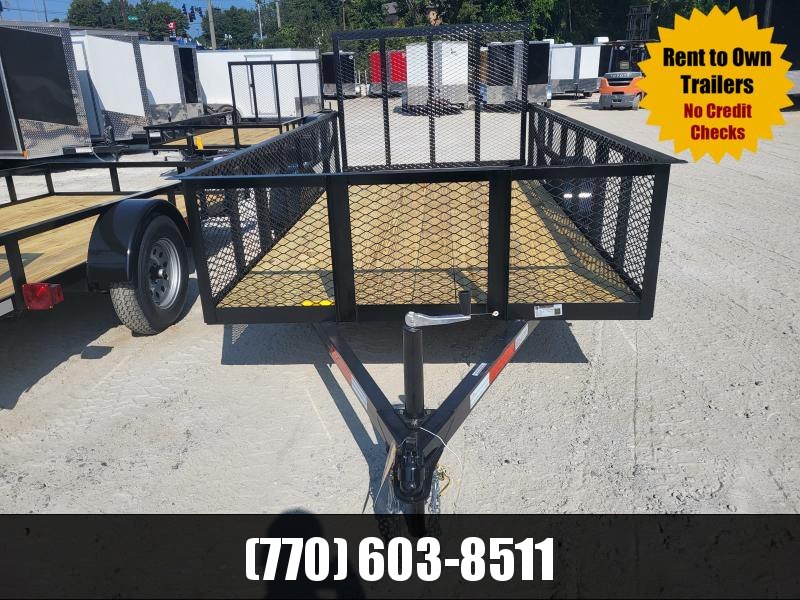 6X12 Utility W/ 24" Sides & 4' Removable Gate 2023 Lonewolf 6X12 Utility W/ 24" Sides & 4' Removable Gate 2023 Lonewolf