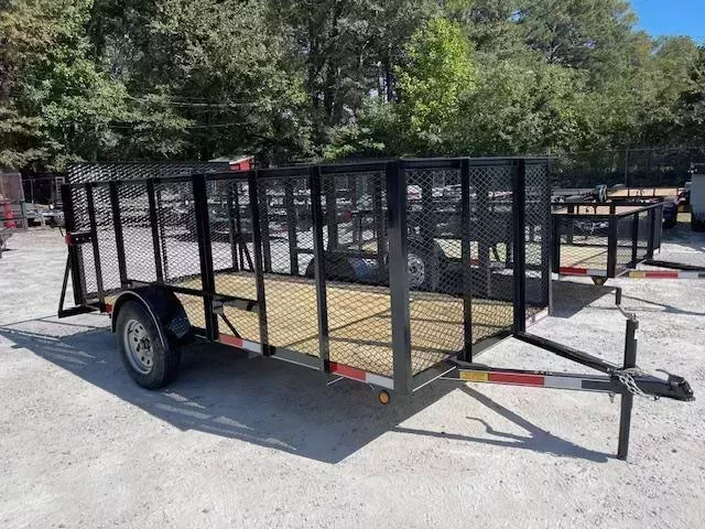 6X12 Utility Trailer W/ 4 Foot Mesh Sides  2025 Lonewolf