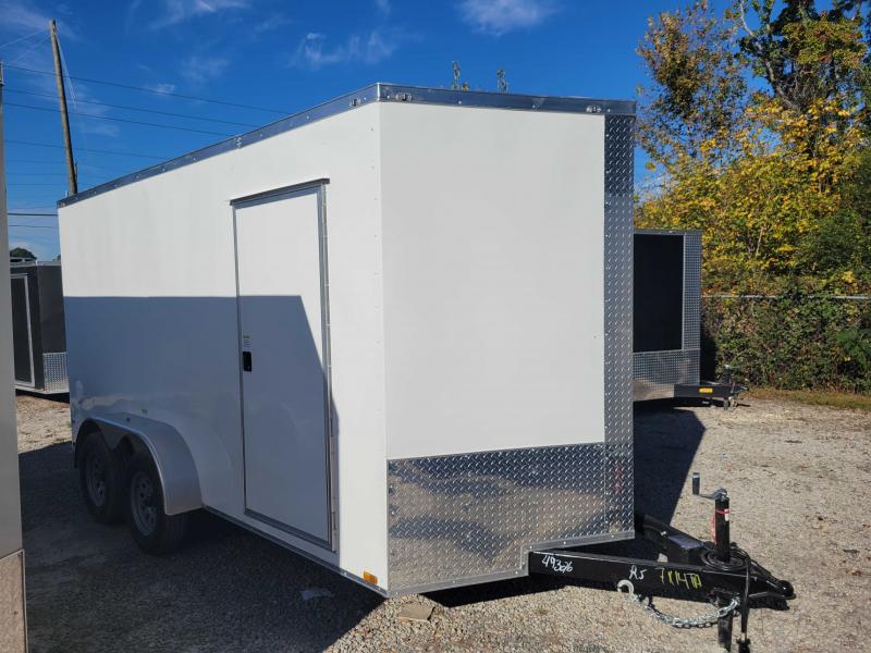 7X12 Enclosed Trailer 6'3" Interior Height W/ Side Door & Ramp 2023