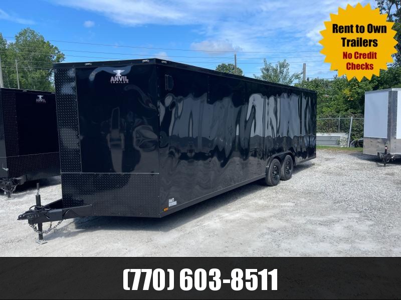 8.5x24 Enclosed 6'6" Interior Height W/ Blackout Pkg Side Door & Ramp 2023 Anvil Trailer 8.5x24 Enclosed 6'6" Interior Height W/ Blackout Pkg Side Door & Ramp 2023 Anvil Trailer