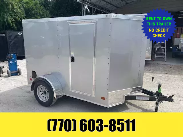5x8 Enclosed Trailer 5' Interior Height W/ Side Door & Ramp 2026 Nationcraft