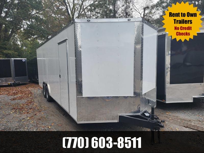 8.5x24 Enclosed 6'6" Interior Height W/ 2-5200# Axles Side Door & Ramp 2023 Dino Cargo 8.5x24 Enclosed 6'6" Interior Height W/ 2-5200# Axles Side Door & Ramp 2023 Dino Cargo