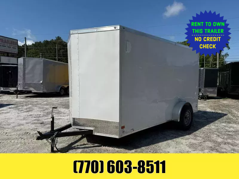 6X12 Enclosed Trailer 6'3" Interior Height W/ Side Door & Ramp 2026 Nationcraft  1751296818