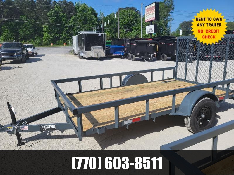 6.5X12 Utility W/ 4' Gate LED Lights & Gate Assist Shocks 2023 GPS 6.5X12 Utility W/ 4' Gate LED Lights & Gate Assist Shocks 2023 GPS