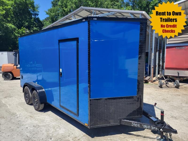 7x16 Enclosed 6'3" Interior Height W/ Blackout Pkg Side Door & Ramp 2022 Quality Cargo 7x16 Enclosed 6'3" Interior Height W/ Blackout Pkg Side Door & Ramp 2022 Quality Cargo