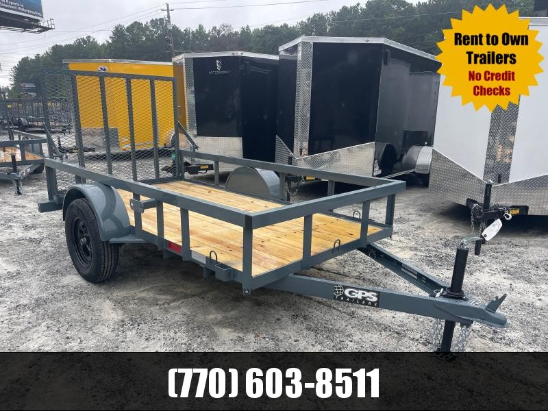 5X10 Utility W/ 4' Gate LED Lights & Gate Assist Shocks 2022 GPS 5X10 Utility W/ 4' Gate LED Lights & Gate Assist Shocks 2022 GPS