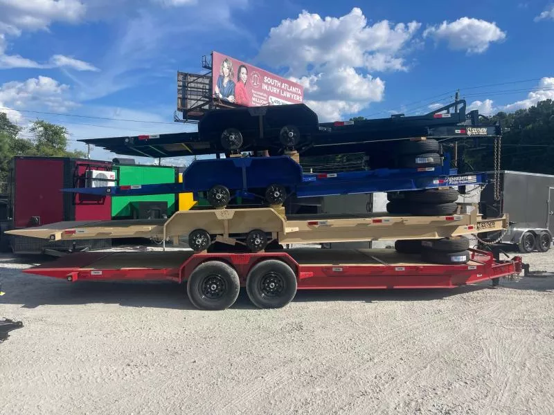 7X20 Heavy Equipment Trailer HYDRAULIC Tilt W/2-7000LB Axles 2025 Southern Utility