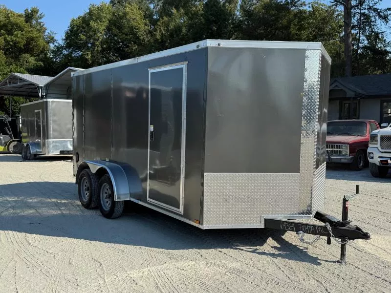 7x14 Enclosed Trailer 6'3" Interior Height W/ Side Door & Ramp 2026 Quality Cargo