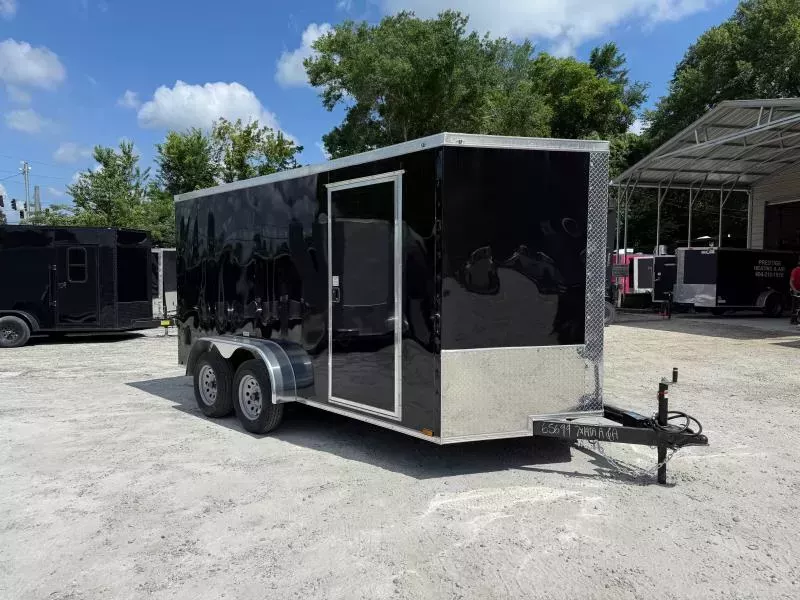 7x14 Enclosed Trailer 6'3" Interior Height W/ Side Door & Ramp 2026 Quality Cargo