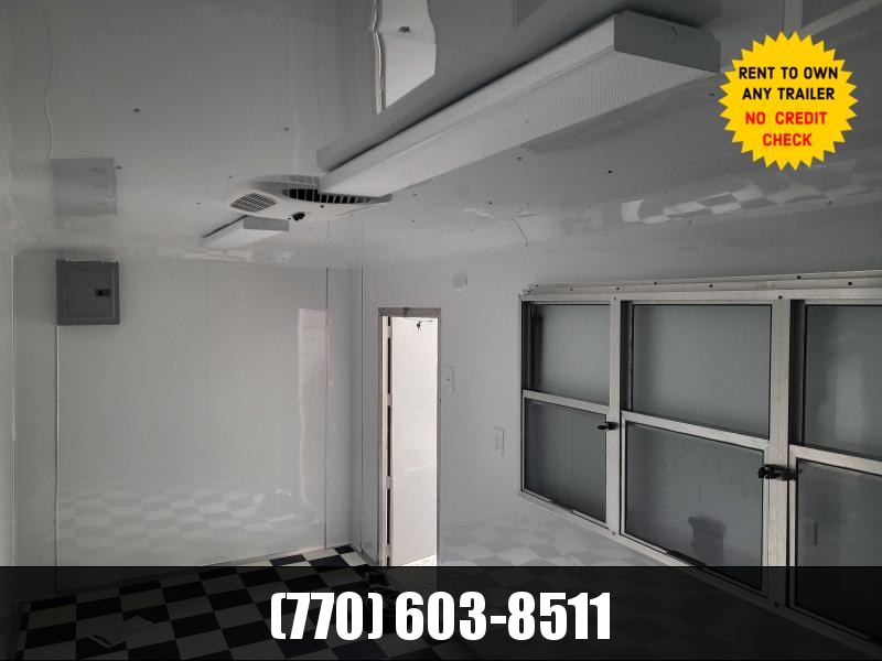7X16 CONCESSION 7' INTERIOR HEIGHT W/ A/C ELECTRICAL PKG FINISHED WALLS & CEILING 2023 QUALITY CARGO 7X16 CONCESSION 7' INTERIOR HEIGHT W/ A/C ELECTRICAL PKG FINISHED WALLS & CEILING 2023 QUALITY CARGO