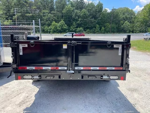 7x16 Dump Trailer Telescopic Lift 2 Foot Sides 14,000 GVWR Tarp & Ramps 2025 Southern Utility