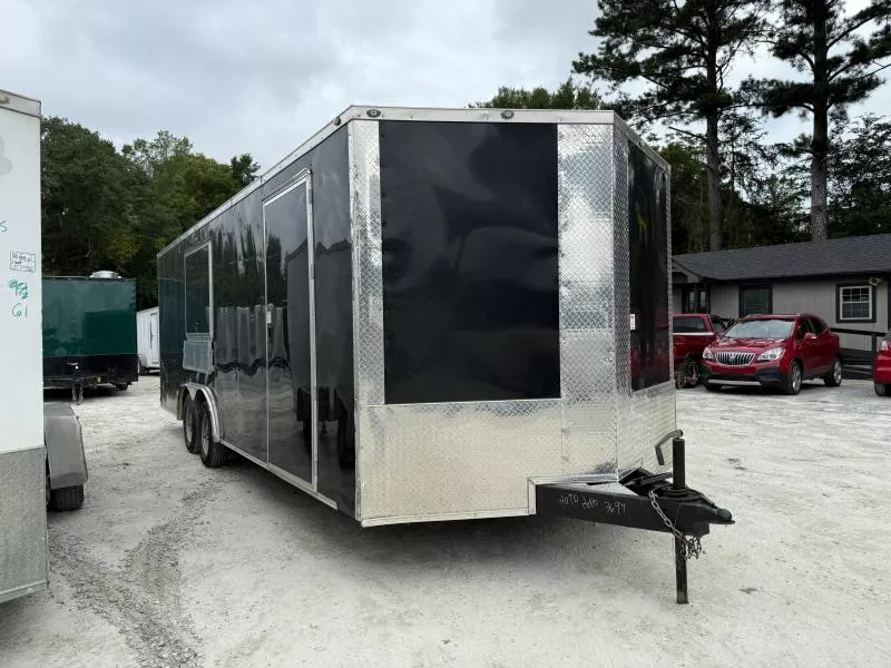USED 8.5X22 Concession Trailer W/ Awning Concession Window 2023 JC