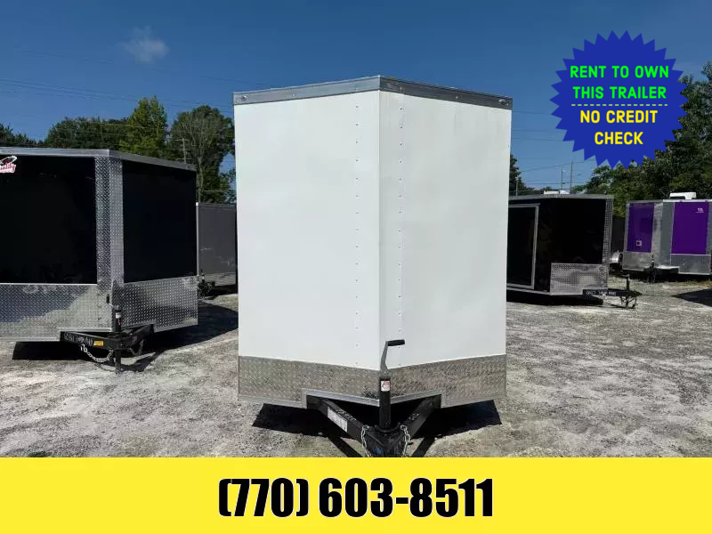 6X12 Enclosed Trailer 6'3" Interior Height W/ Side Door & Ramp 2026 Nationcraft  1751296810