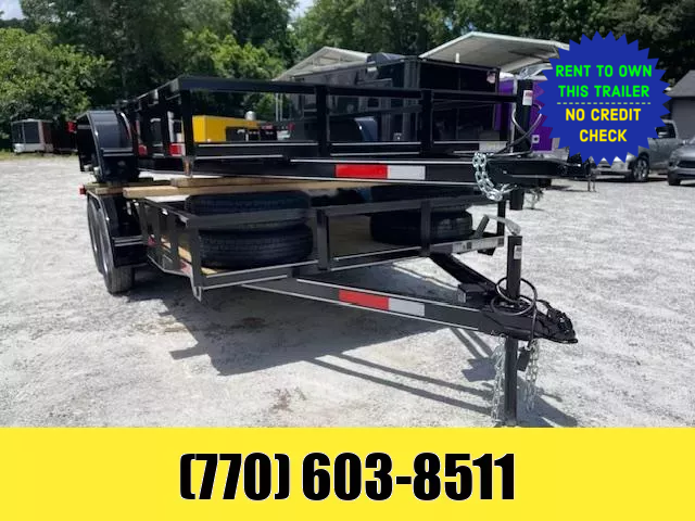 6.5x14 Utility Trailer W/ 2 Brake Axles  2025 Lonewolf
