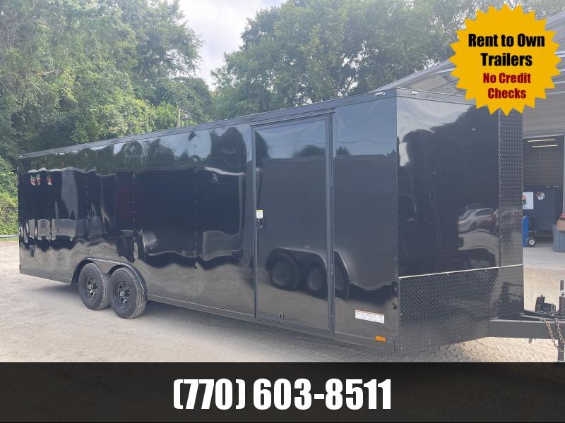 8.5x24 Enclosed 6'6" Interior Height W/ Blackout PKG Side Door & Ramp 2022 Anvil Trailer 8.5x24 Enclosed 6'6" Interior Height W/ Blackout PKG Side Door & Ramp 2022 Anvil Trailer