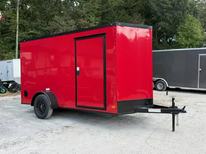 6x12 Enclosed 6'3" Interior Height Blackout Package W/ Side Door & Ramp 2026 Nationcraft