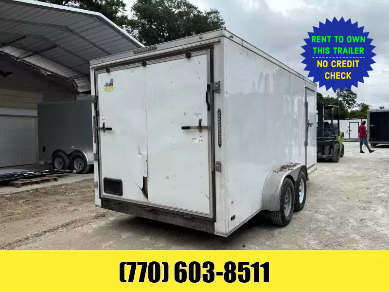 used Cargo (Enclosed) Trailers Covered Wagon Trailers  for sale, in Jonesboro, GA Thumbnail 4