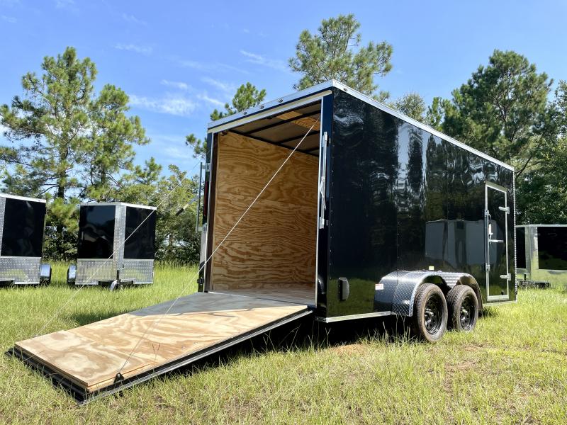 2024 PowerLine Cargo 7x16 Tandem Axle Cargo / Enclosed Trailer