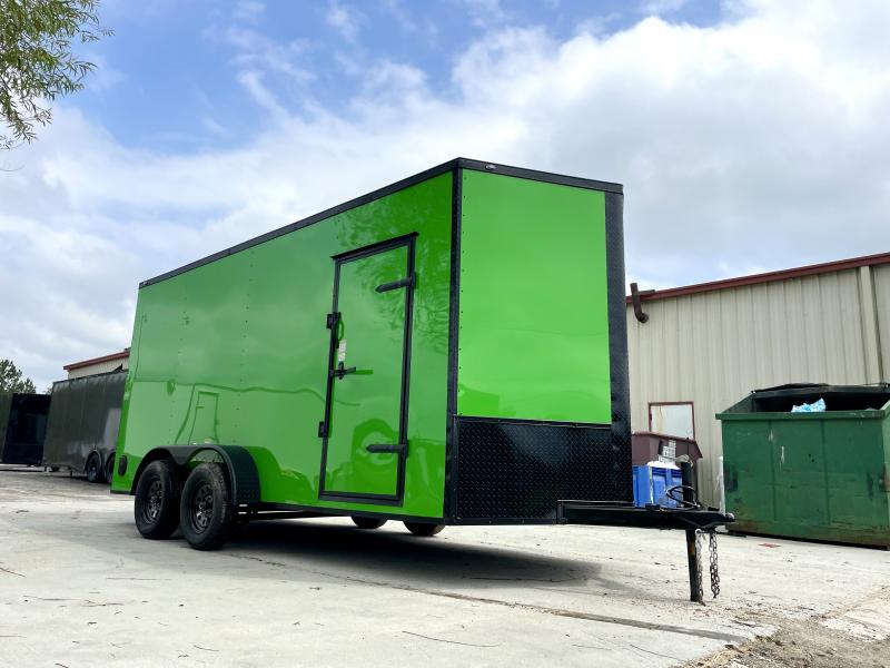2024 PowerLine Cargo 7x16 Tandem Axle Cargo / Enclosed Trailer Best