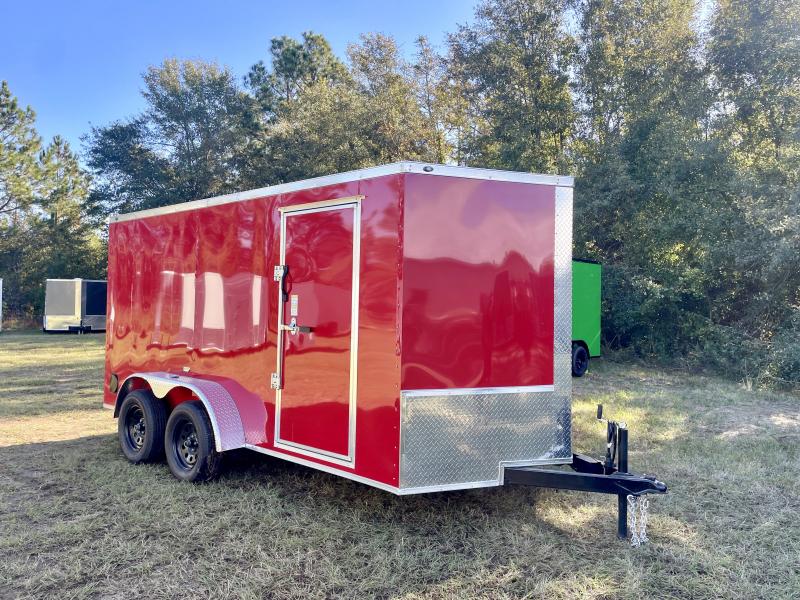 2024 PowerLine Cargo 7x14 Tandem Axle Cargo / Enclosed Trailer Best