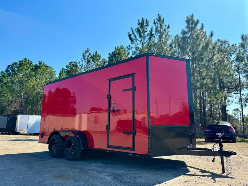 2024 PowerLine Cargo 7x16 Tandem Axle Cargo / Enclosed Trailer
