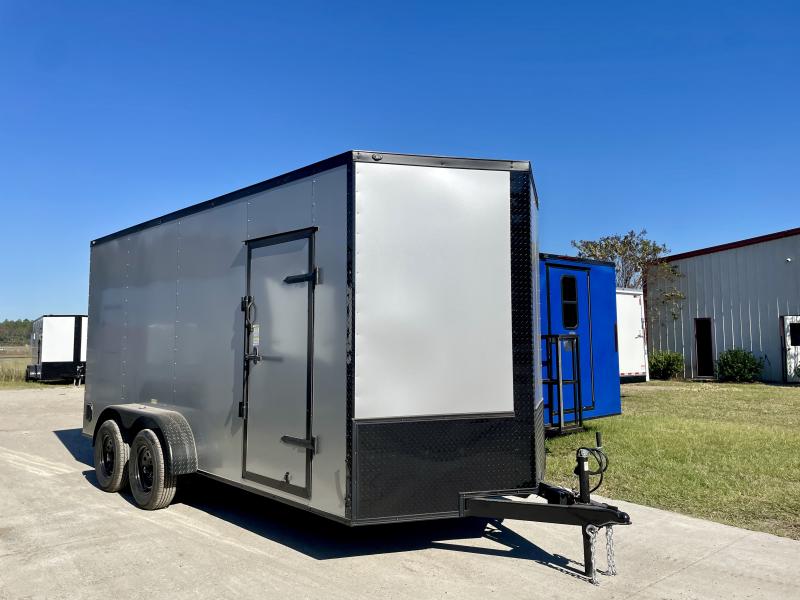 2024 PowerLine Cargo 7x16 Tandem Axle Cargo / Enclosed Trailer