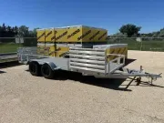 2025 Marlon 7X16' BI FOLD REAR RAMP 