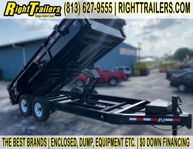 7x16 PJ | Low Pro 14K GVWR Dump Trailer 7x16 PJ | Low Pro 14K GVWR Dump Trailer
