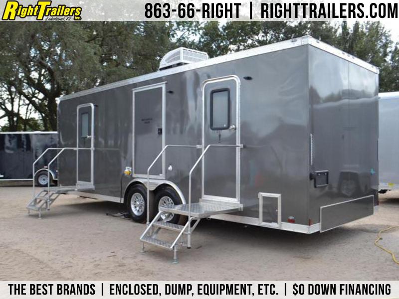 10 Station Restroom Trailer (Rental) 10 Station Restroom Trailer (Rental)