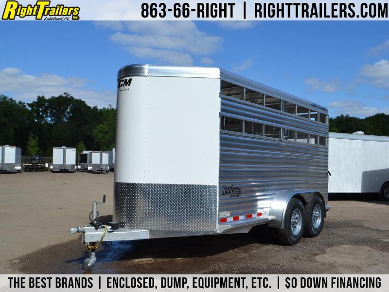 6'8"x16' CM Horse Trailer | All Aluminum Horse Trailer 6'8"x16' CM Horse Trailer | All Aluminum Horse Trailer