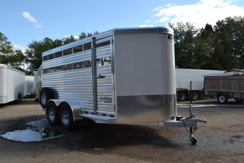 6'8"x16' CM Horse Trailer All Aluminum Horse Trailer Right Trailers New And Used Cargo
